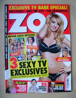 Zoo magazine - Alice Barlow cover (28 January-3 February 2011)