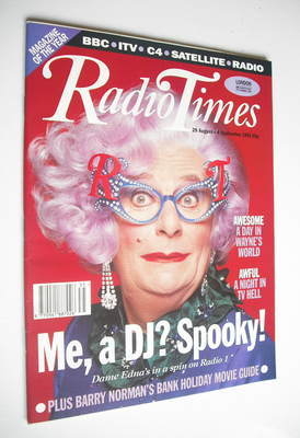 Radio Times magazine - Dame Edna Everage cover (29 August - 4 September 1992)