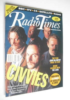 Radio Times magazine - Civvies cover (19-25 September 1992)