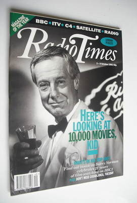 Radio Times magazine - Barry Norman cover (3-9 October 1992)