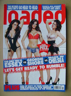 Loaded magazine - Jess Wright, Vicky Pattison, Binky Felstead cover (October 2011)