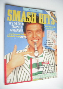 Smash Hits magazine - Phillip Schofield cover (20 April-3 May 1988)
