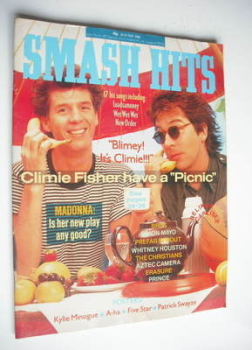 Smash Hits magazine - Climie Fisher cover (18-31 May 1988)