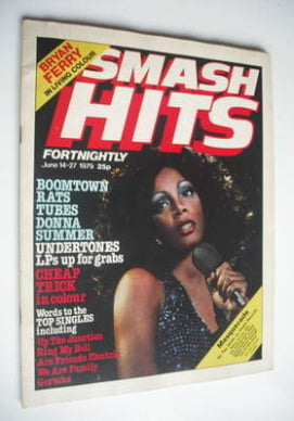 <!--1979-06-14-->Smash Hits magazine - Donna Summer cover (14-27 June 1979)