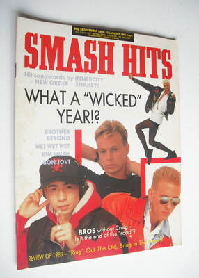 Smash Hits magazine - Jason Donovan cover (28 December 1988-10 January 1989)