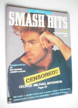 Smash Hits magazine - George Michael cover (3-16 June 1987)