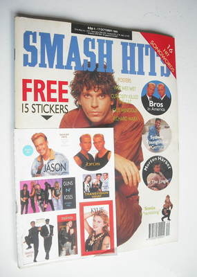Smash Hits magazine - Michael Hutchence cover (4-17 October 1989)