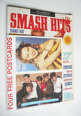 Smash Hits magazine - Jason Donovan cover (13-26 December 1989)