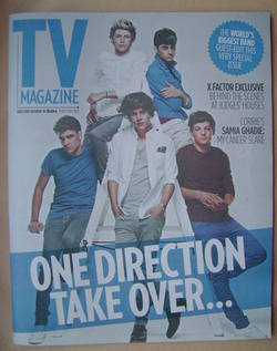 <!--2012-09-29-->The Sun TV magazine - 29 September 2012 - One Direction co