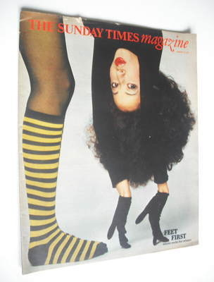 The Sunday Times magazine - Feet First cover (12 January 1975)