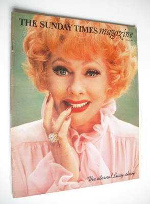 The Sunday Times magazine - Lucille Ball cover (14 April 1974)