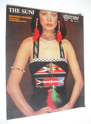 The Sunday Times magazine - Red Indian Summer cover (11 July 1976)