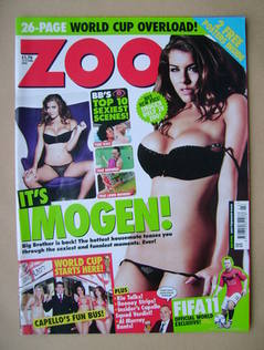 <!--2010-06-11-->Zoo magazine - Imogen Thomas cover (11-17 June 2010)