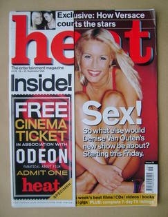 <!--1999-09-16-->Heat magazine - Denise Van Outen cover (16-22 September 19