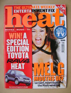 <!--1999-07-10-->Heat magazine - Mel G cover (10-16 July 1999 - Issue 23)