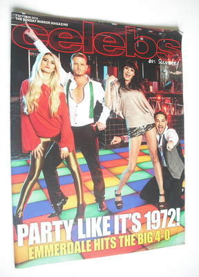 Celebs magazine - 40 Years Of Emmerdale cover (7 October 2012)