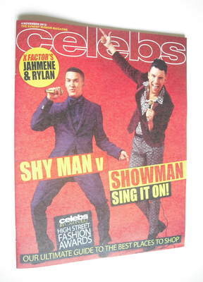 Celebs magazine - Jahmene Douglas and Rylan Clark cover (4 November 2012)