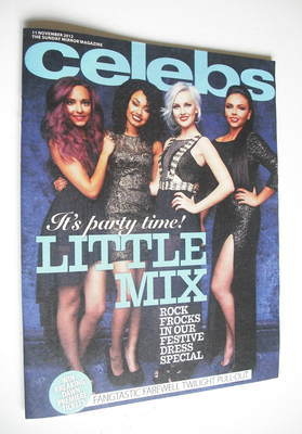<!--2012-11-11-->Celebs magazine - Little Mix cover (11 November 2012)