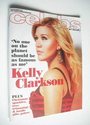 Celebs magazine - Kelly Clarkson cover (25 November 2012)