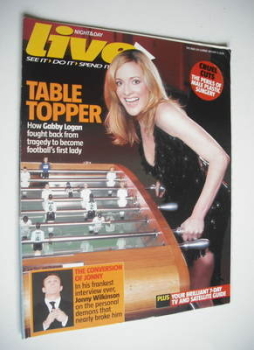 Live magazine - Gabby Logan cover (8 January 2006)