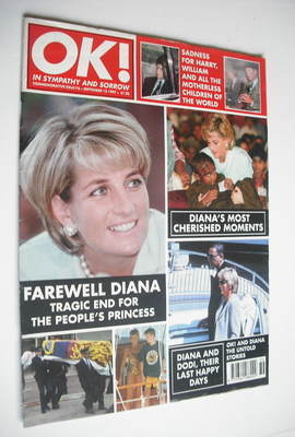 OK! magazine - Princess Diana cover (12 September 1997 - Issue 76)