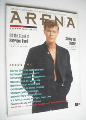 Arena magazine - Spring 1987 - David Bowie cover