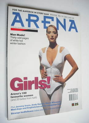 <!--1990-12-->Arena magazine - Winter 1990 - Tatjana Patitz cover