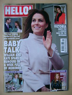 Hello! magazine - Kate Middleton cover (10 December 2012 - Issue 1255)