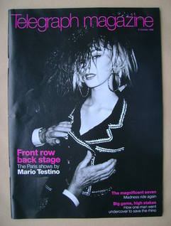 Telegraph magazine - The Paris Fashion Shows cover (9 October 1999)