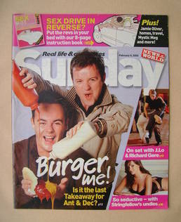 Sunday magazine - 6 February 2005 - Ant and Dec cover