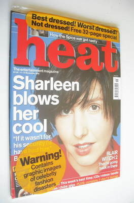 <!--1999-11-11-->Heat magazine - Sharleen Spiteri cover (11-17 November 199