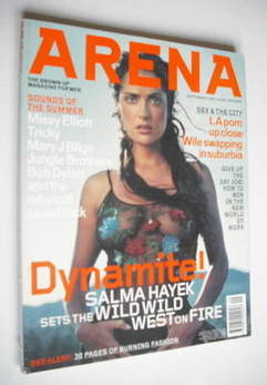 Arena magazine - September 1999 - Salma Hayek cover