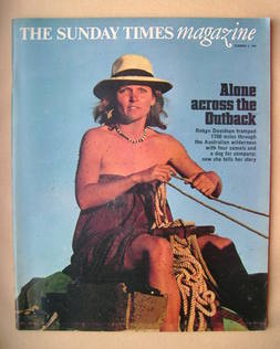 The Sunday Times magazine - Robyn Davidson cover (3 December 1978)