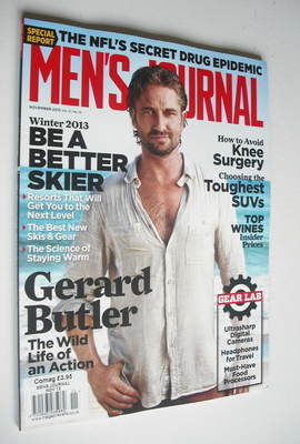 <!--2012-11-->Men's Journal magazine - November 2012 - Gerard Butler cover
