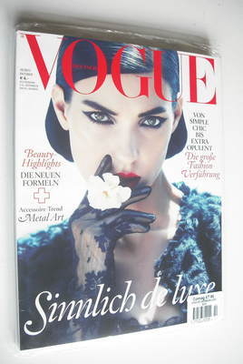 <!--2012-10-->German Vogue magazine - October 2012 - Kati Nescher cover