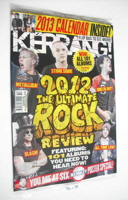 Kerrang magazine - The Ultimate Rock Review cover (15 December 2012 - Issue 1445)