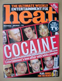 Heat magazine - Cocaine cover (5-11 June 1999 - Issue 18)