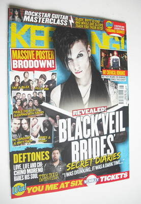 Kerrang magazine - Andy Biersack cover (1 December 2012 - Issue 1443)