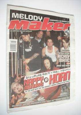 <!--1999-05-15-->Melody Maker magazine - Happy Mondays and Korn cover (15 M