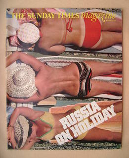 The Sunday Times magazine - Russia On Holiday cover (20 September 1981)