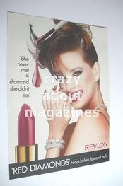 Revlon cosmetics advertisement page (ref. RE0001)