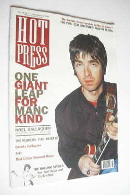 <!--2000-02-16-->Hot Press magazine - Noel Gallagher cover (16 February 200
