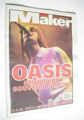 <!--1996-08-17-->Melody Maker magazine - Liam Gallagher cover (17 August 19