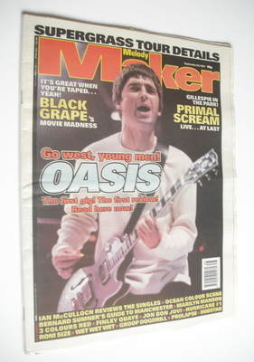 <!--1997-09-20-->Melody Maker magazine - Noel Gallagher cover (20 September