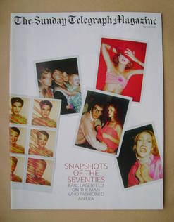 The Sunday Telegraph magazine - Snapshots of the Seventies cover (12 Januar