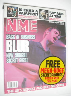 <!--1999-02-13-->NME magazine - Blur cover (13 February 1999)
