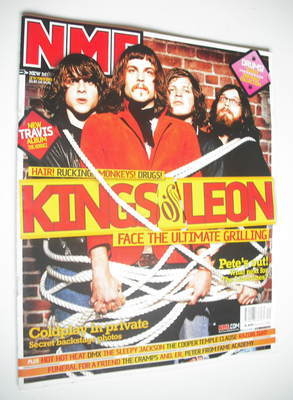 NME magazine - Kings Of Leon cover (11 October 2003)