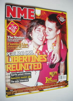 NME magazine - The Libertines cover (18 October 2003)