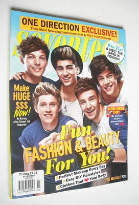 <!--2012-11-->Seventeen magazine - November 2012 - One Direction cover
