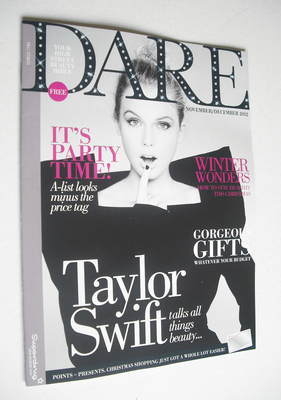 <!--2012-11-->Dare magazine - Taylor Swift cover (November/December 2012)